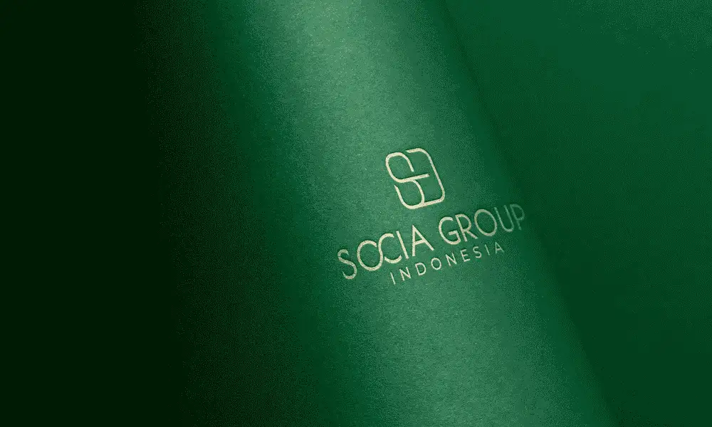 Socia Group Indonesia Logo Mockup